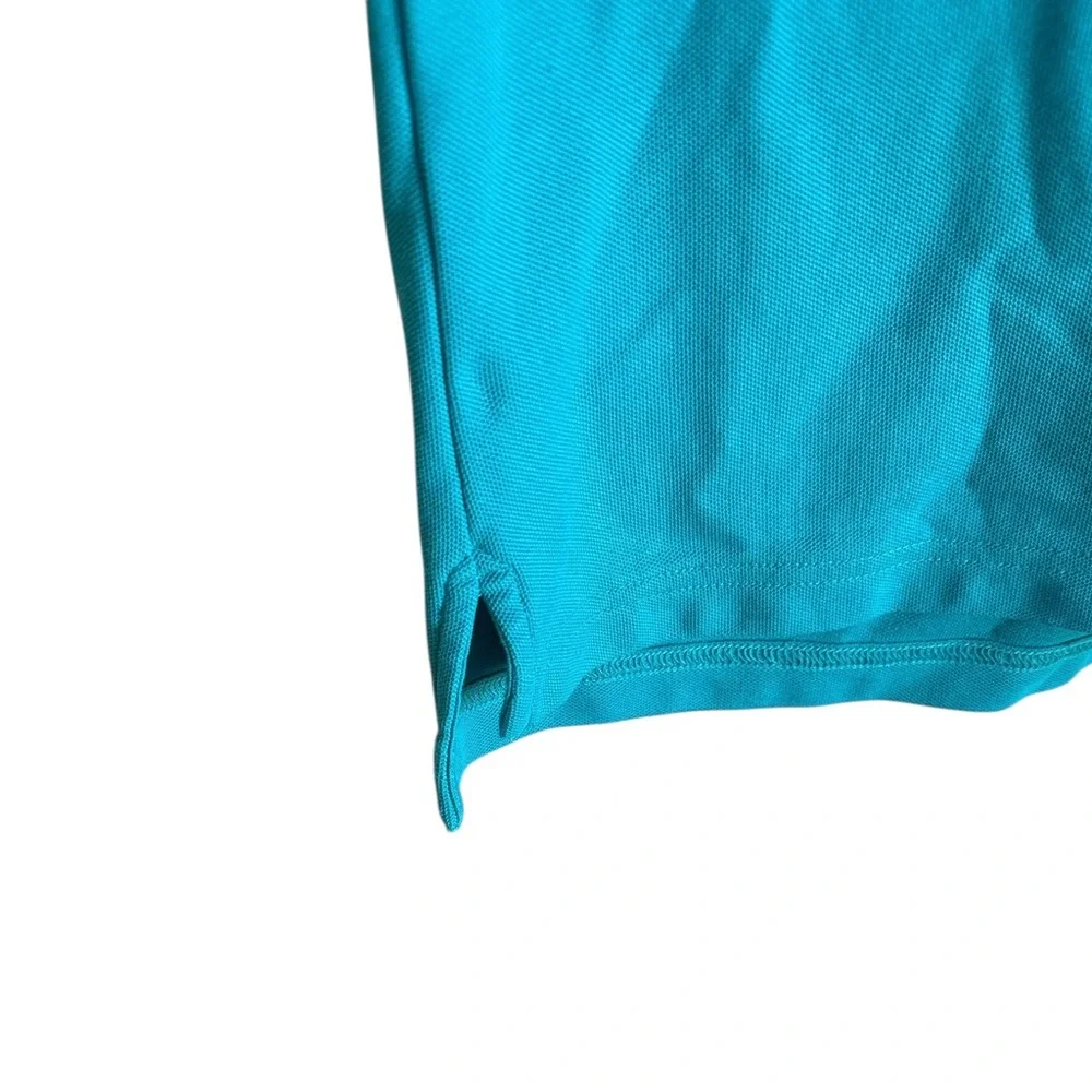 Psycho Bunny Classic Pima Cotton Polo Shirt – Teal – Size 7 (XL) - Picture 4 of 7